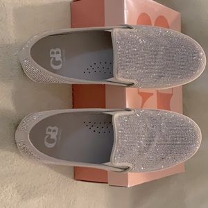 Rhinestone tennis shoes